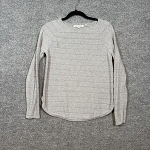 Eight Eight Eight Shirt Womens Small Gray Knit Long Sleeve‎ Soft Pullover Casual